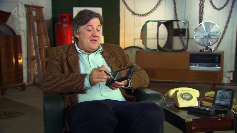 Gallery   Stephen Fry's 100 Greatest Gadgets   Apple Newton with Stephen Fry
