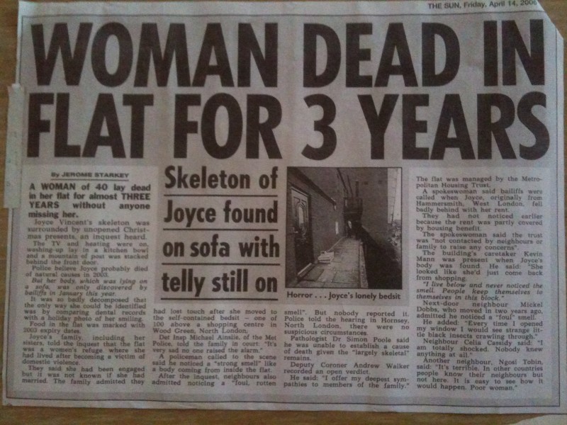 Credits   Dreams of a Life   Woman found dead in flat ...