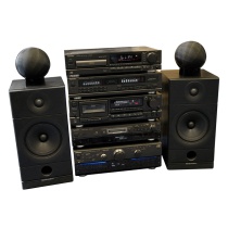 Technics 90s High End Stack System (Black) Hire