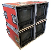 TV & Video Props TV Flightcase Stack of 4 - MF 