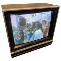 TV & Video Props Toshiba 21" FST Blackstripe TV Model 212T4B (Wood Case) 