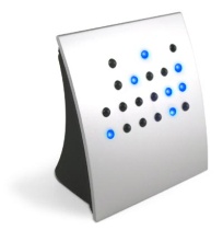 Blue LED Binary Desk Clock Hire