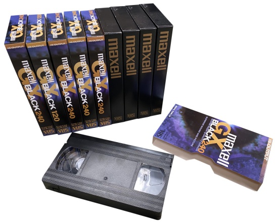 Maxell VHS Video Tapes