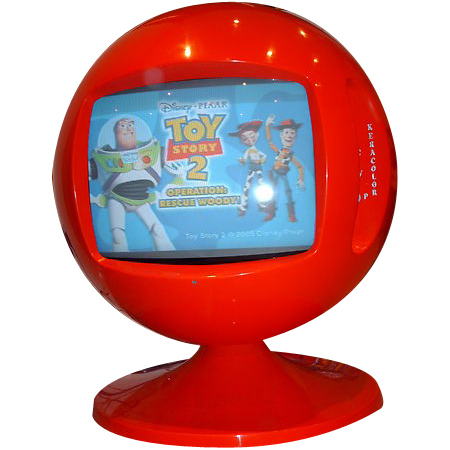 Keracolor Sphere TV - Classic 70's Style Ball Television