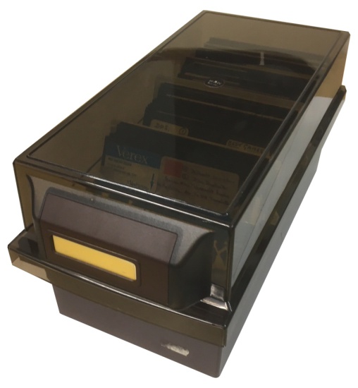 Desk Case of Floppy Disks