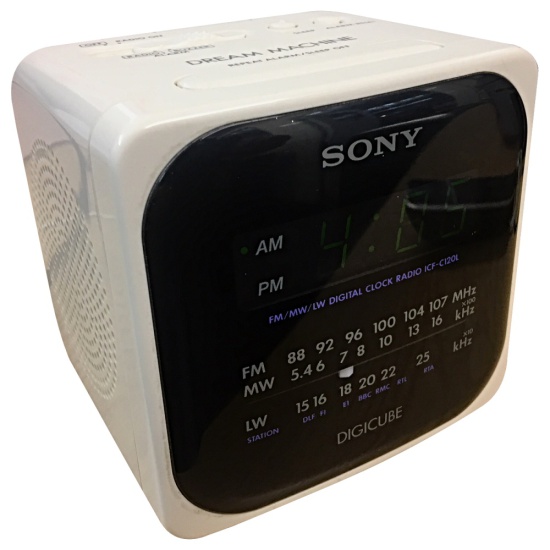 Sony Digicube - Digital Clock Radio - ICF-C120L