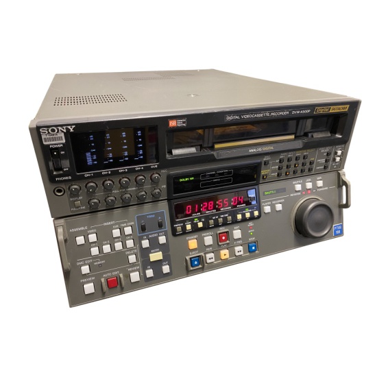 Sony DVW-A500P Broadcast Digital Betacam Video Recorder