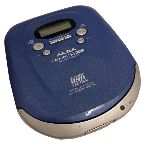 Alba Personal CD Player PCD290 (Blue)
