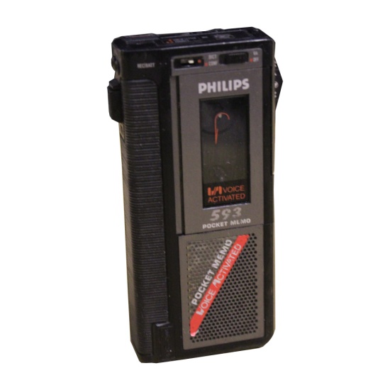 Philips 593 Pocket Memo Mini-Cassette Recorder Dictaphone