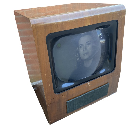 50's Ecko Wooden TV with LCD Screen (Camera Friendly)