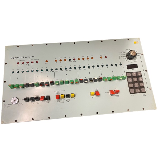 Main Control Panel from Ferranti FM1600E
