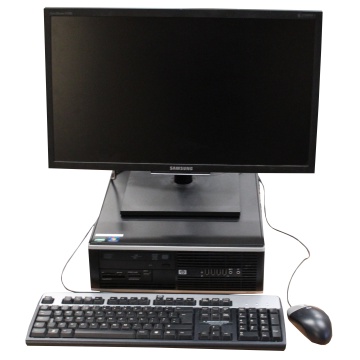 Picture of 2010 Black HP Compaq PC Setup