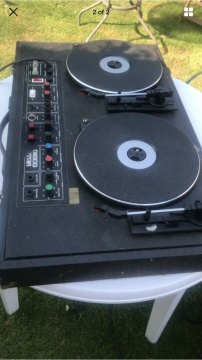 Picture of Vintage Technology Prop Store   Music & Studio Tech   Disco Turntables, Speakers with Lights