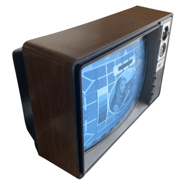 Picture of Vintage Technology Prop Store   Vintage Television Props   CAP10 - IC Portable Deluxe - Wooden Effect TV