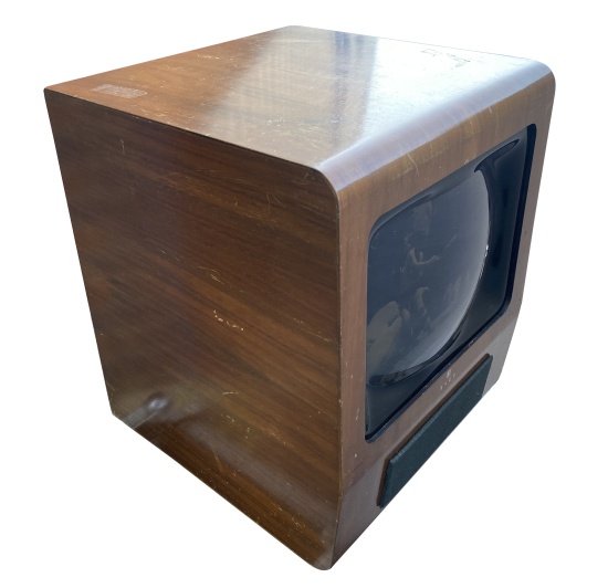 Picture of Vintage Technology Prop Store   Camera Friendly Screens   50's Ecko Wooden TV with LCD Screen (Camera Friendly)