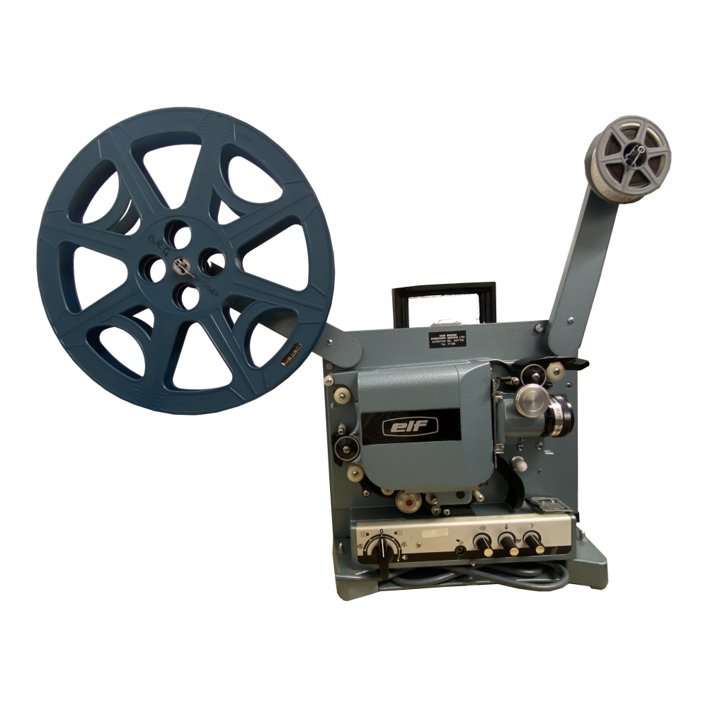 Prop Hire - 16mm Film Projector - Elf/EIKI RT-0 Projector - Seventies  (1973) - Practical / Working