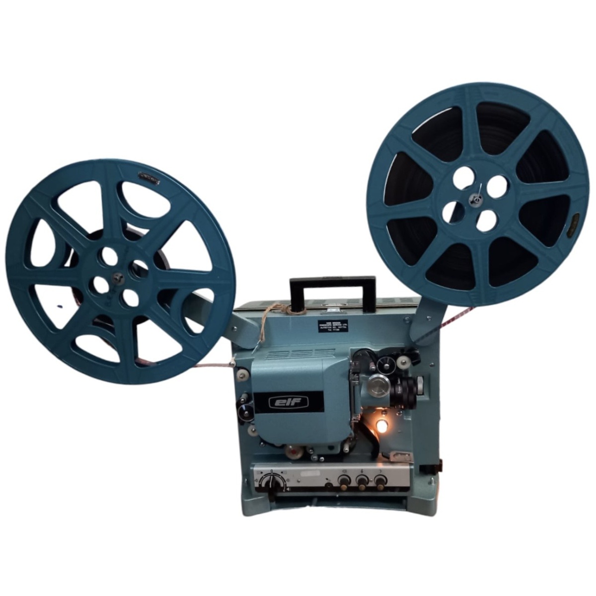 Prop Hire - 16mm Film Projector - Elf/EIKI RT-0 Projector - Seventies  (1973) - Practical / Working