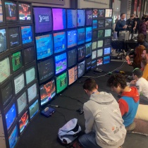 Retro Gaming Video Wall Hire