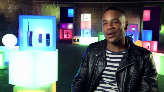 Reggie Yates with our Mobile Phones