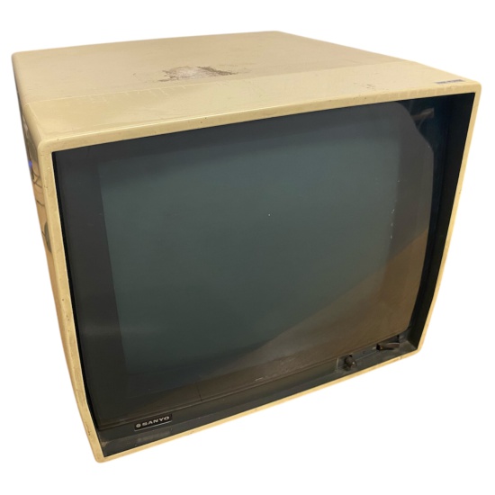 Sanyo Computer DM8112 Green Screen Monitor