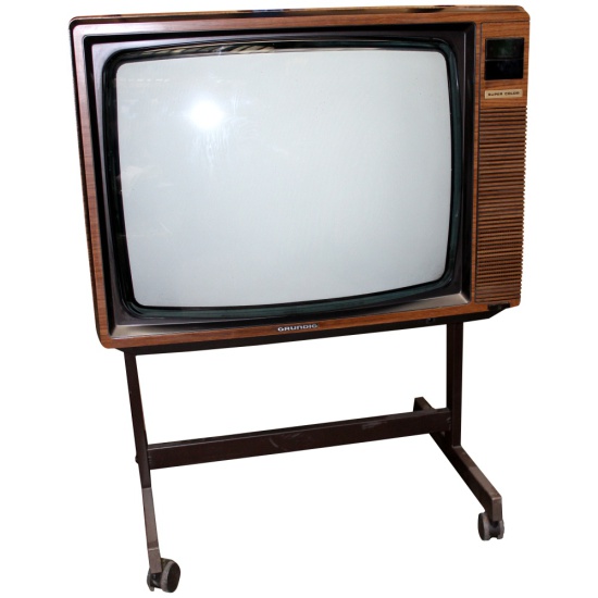 Grundig Super Colour - Wood Effect TV