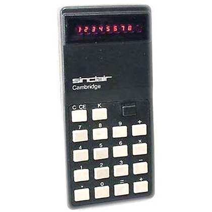 Sinclair Cambridge Memory Calculator