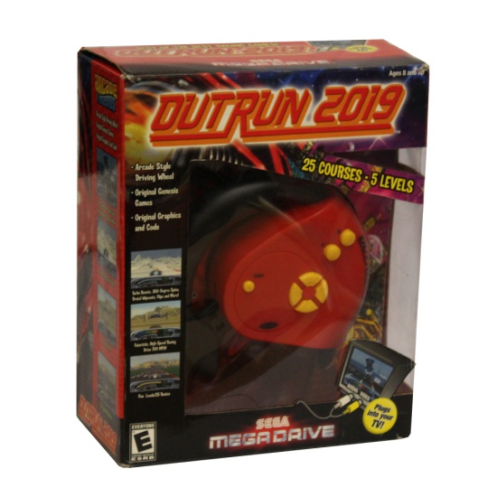 Outrun 2019 Sega Mega Drive TV plug in game