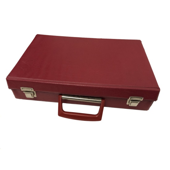 Red Cassette Case - Vinyl Case - Home Use