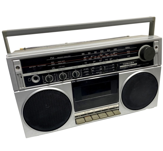 Toshiba RT-80S Boombox Stereo/Radio Cassette Player