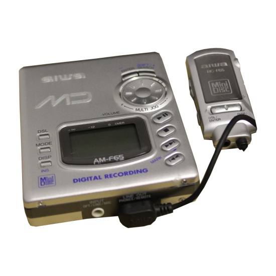 Aiwa MD AM-F65 Personal MiniDisc Player