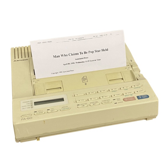 Mitsubishi FA-60 Fax Machine (Set Ready)