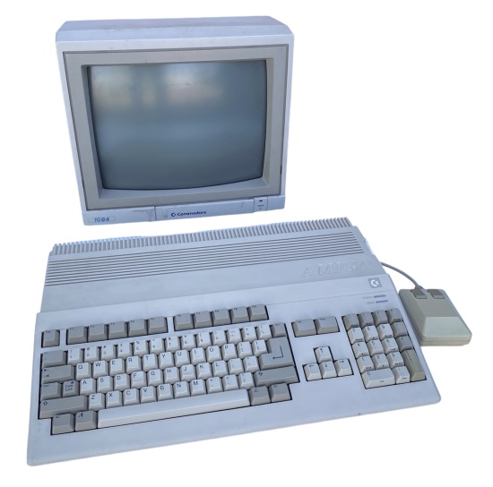 Commodore Amiga Computer Setup