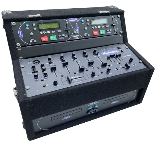 Pro DJ Unit: Numark CM100 Mixer & CDN-20S Dual CD Player