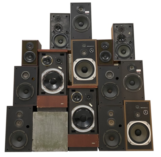 Vintage Speaker Stack