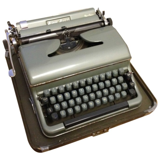 Blue Bird Typewriter