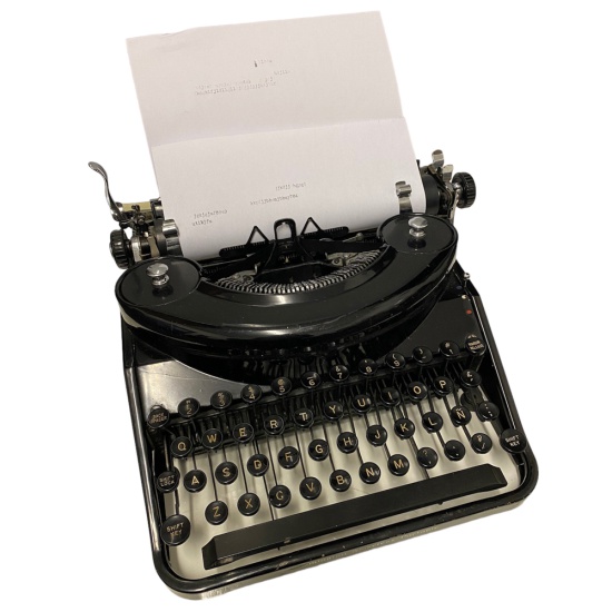 Remington Noiseless Portable Typewriter