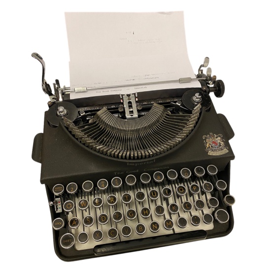 Imperial The Good Companion Typewriter