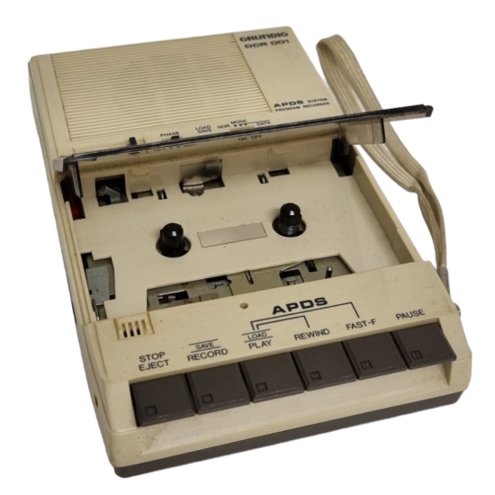 Grundig DCR 001 Data Cassette Recorder
