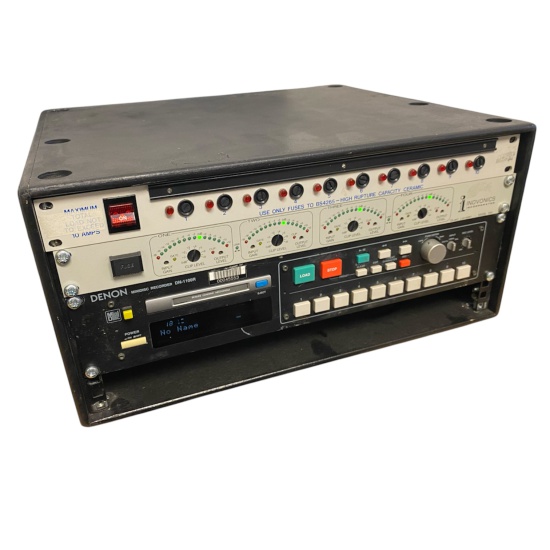 Radio Studio Rack - Minidisc Player and Quad Leveller
