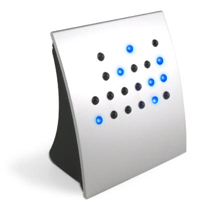 Blue LED Binary Desk Clock