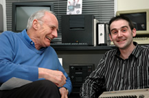 Peter Snow & Jason Fitzpatrick Filming at the Centre for Computing History