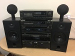 Image of Vintage Technology Prop Store   Hi-Fi Props   Technics 90s High End Stack System (Black)