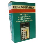 Picture of Vintage Technology Prop Store   Office Equipment   Calculators   Hanimex BC900 8 Digit Electronic Calculator