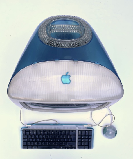 Picture of Vintage Technology Prop Store   Office Equipment   Computer Props   Apple iMac G3 - Bondi Blue