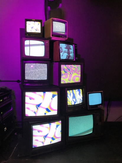 Additional Image of Credits   Vintage TV Stack - MTV Music Week