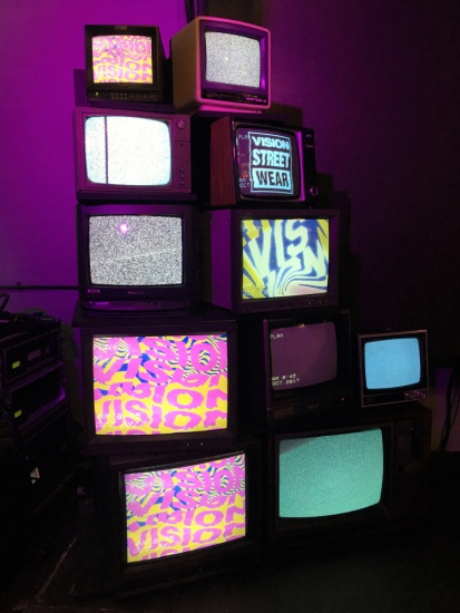 Additional Picture of Credits   Vintage TV Stack - MTV Music Week