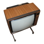 Picture of Vintage Technology Prop Store   Vintage Television Props   Grundig Super Colour - Wood Effect TV