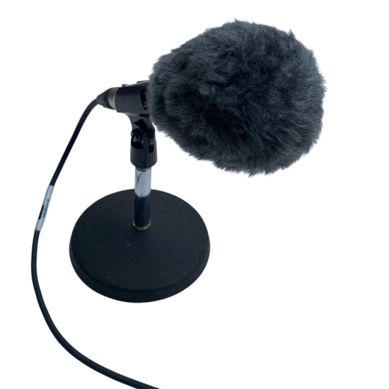 Image of Vintage Technology Prop Store   Music & Studio Tech   Shure Unidyne B Model-517SB Microphone with Desk Stand