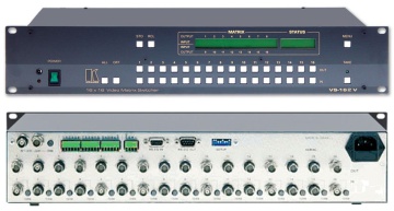 Image of Vintage Technology Prop Store   Production Equipment   Kramer VS-162V - 16x16 Composite Video Matrix Switcher