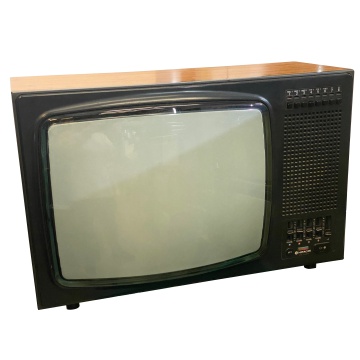 Picture of Vintage Technology Prop Store   Vintage Television Props   Hitachi Wood Effect Television - CT-208